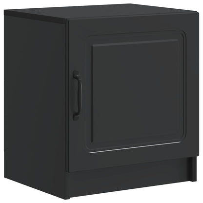 Noční Skříňka 2 Pcs Černá 43 X 34,5 X 47 Cm Kompozitní Dřevo