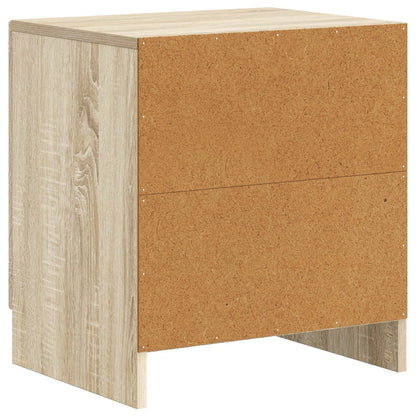 Noční Skříňka 2 Pcs Dub Sonoma 43 X 34,5 X 47 Cm