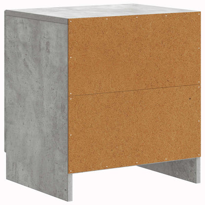 Noční Skříňka Betonově Šedá 43 X 34,5 X 47 Cm Kompozitní Dřevo