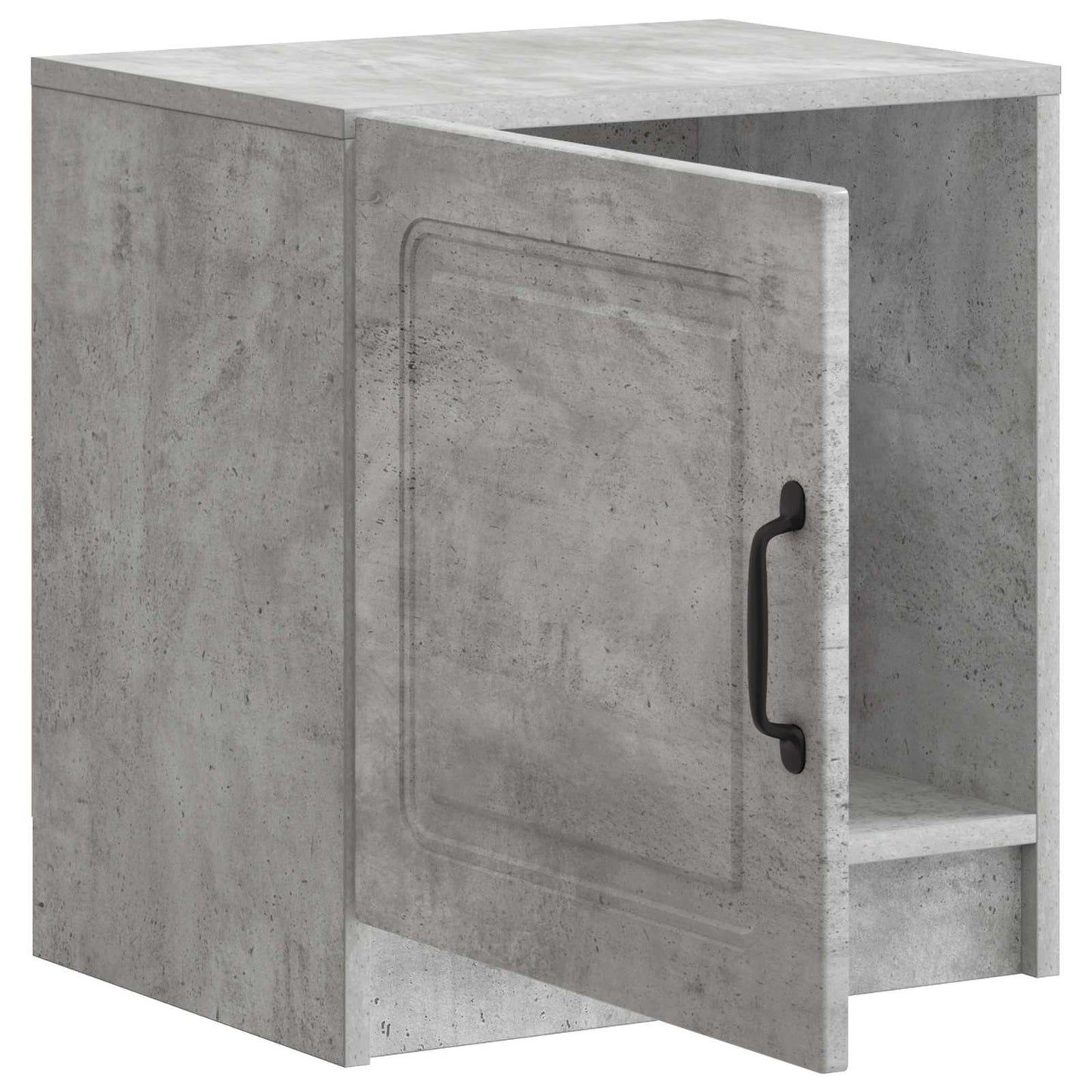 Noční Skříňka 2 Pcs Betonově Šedá 43 X 34,5 X 47 Cm