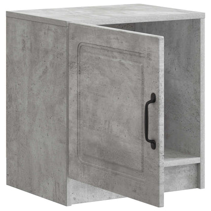 Noční Skříňka 2 Pcs Betonově Šedá 43 X 34,5 X 47 Cm