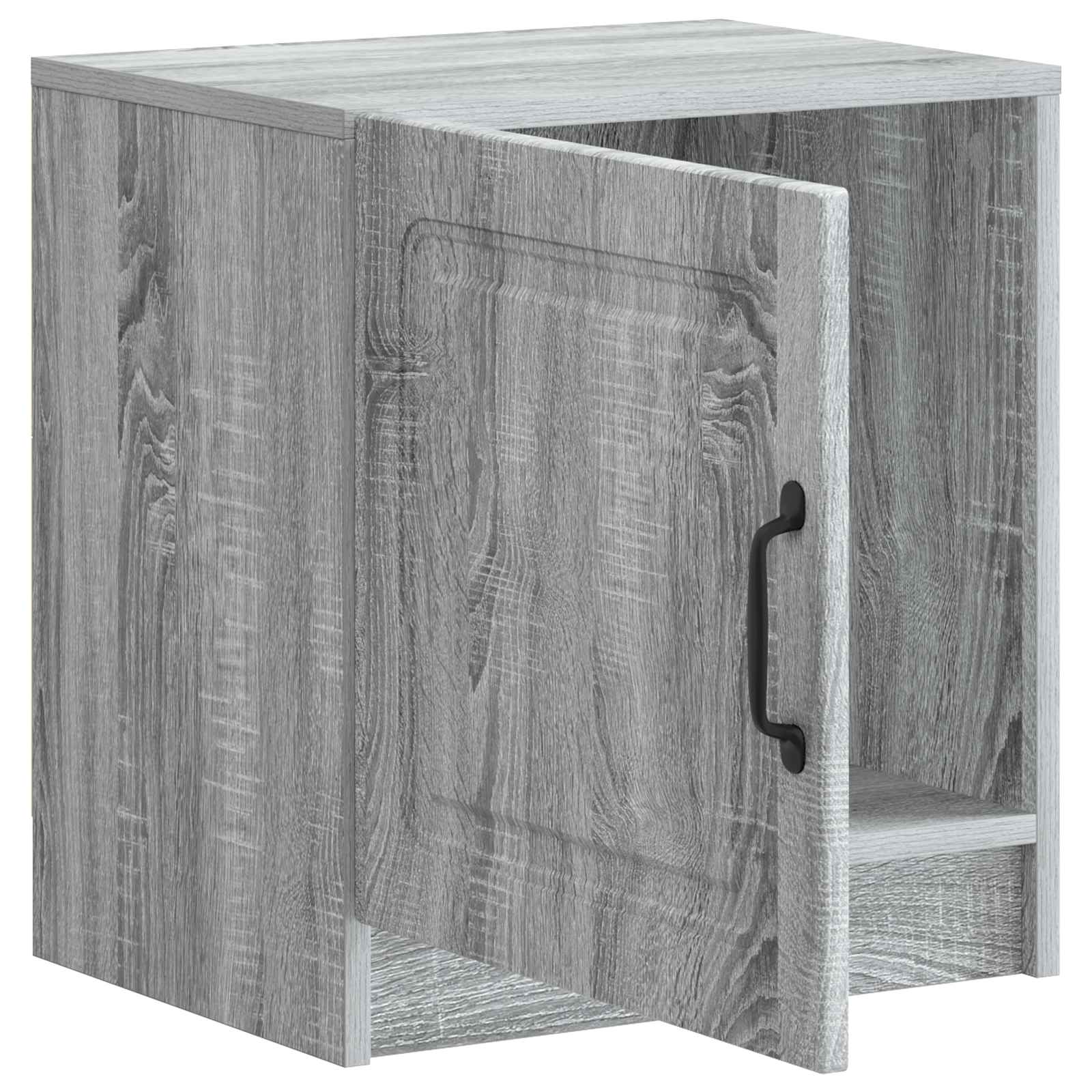 Noční Skříňka 2 Pcs Šedá Sonoma 43 X 34,5 X 47 Cm