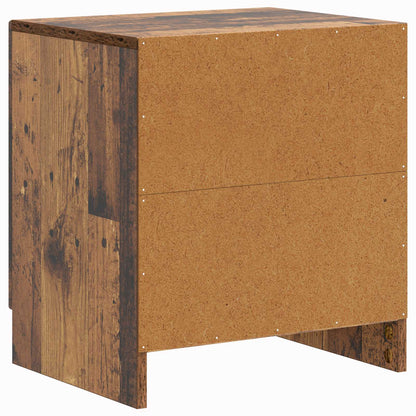 Noční Skříňka 2 Pcs Staré Dřevo 43 X 34,5 X 47 Cm