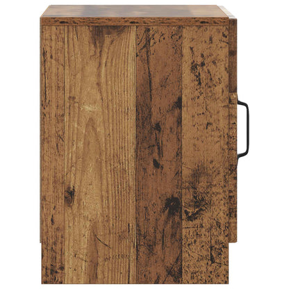 Noční Skříňka 2 Pcs Staré Dřevo 43 X 34,5 X 47 Cm