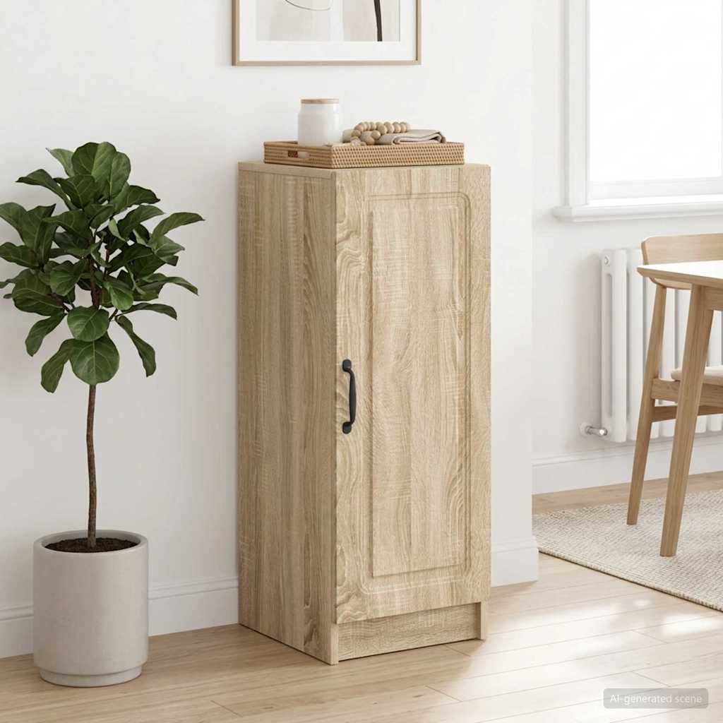 Servírovací Skříň Dub Sonoma 33 X 34,5 X 87 Cm Kompozitní Dřevo