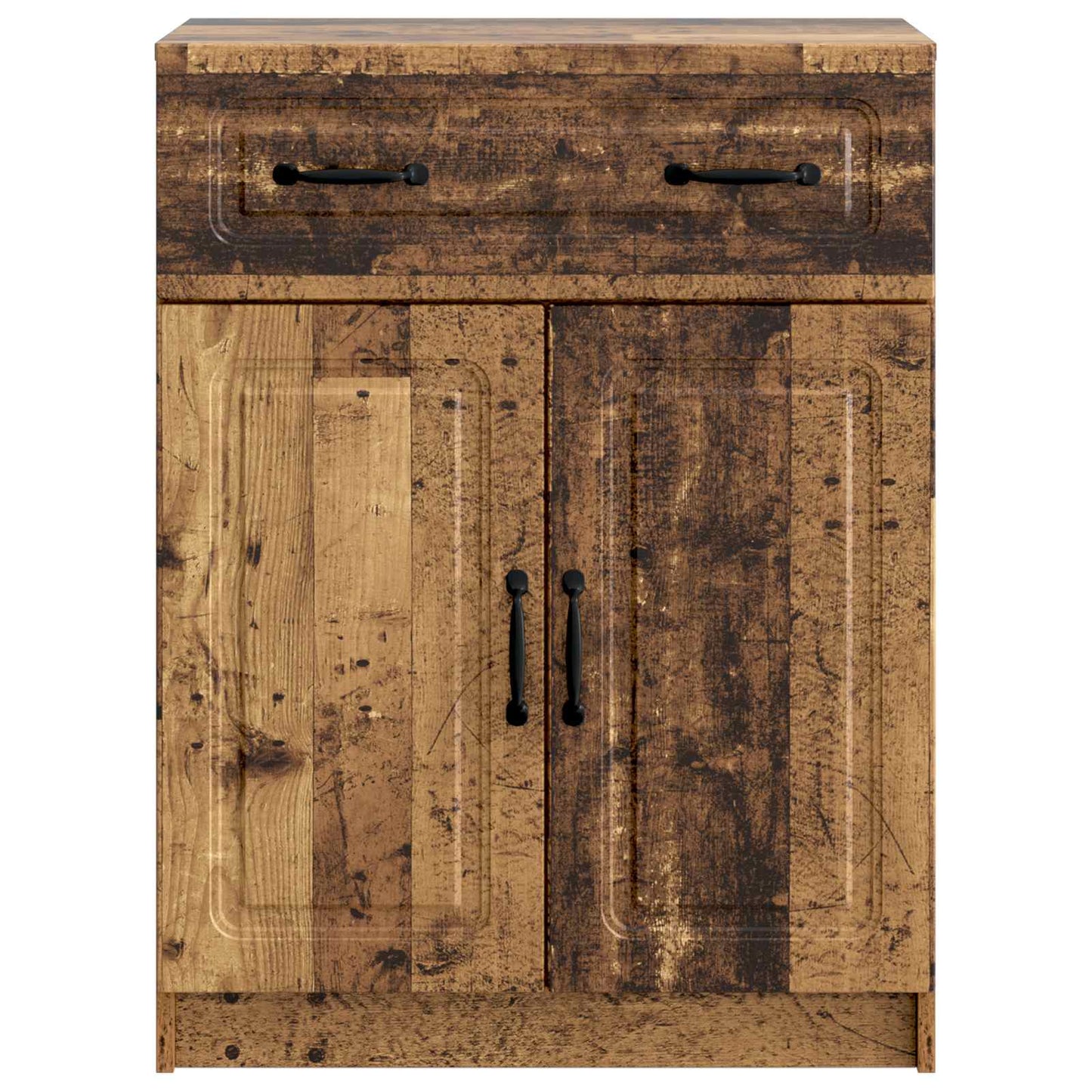 Servírovací Skříň Se Zásuvkou Staré Dřevo 66 X 34,5 X 87 Cm
