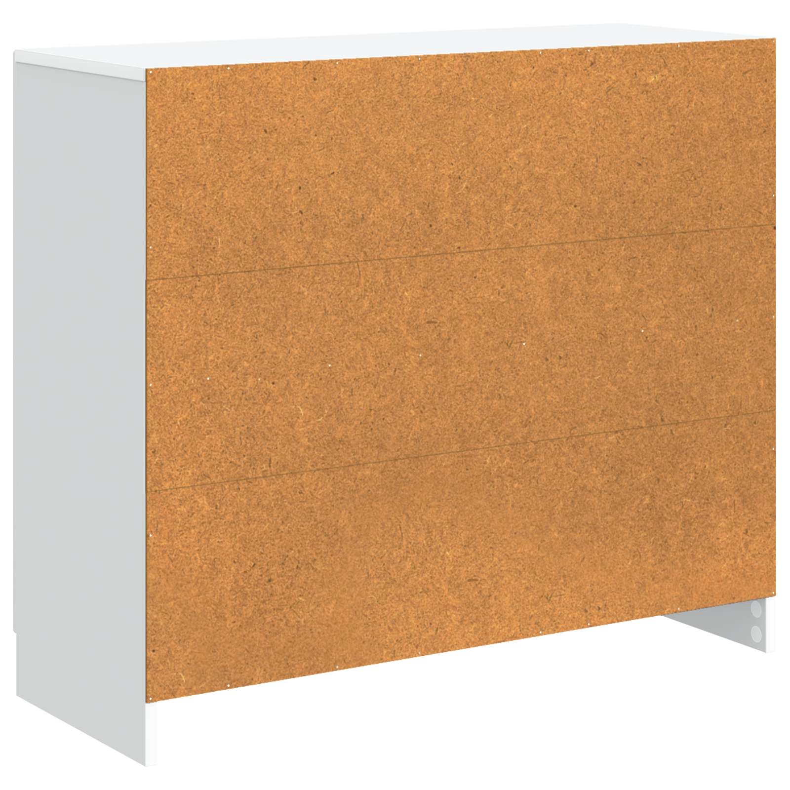 Servírovací Skříň Bílá 89 X 34,5 X 77 Cm Kompozitní Dřevo