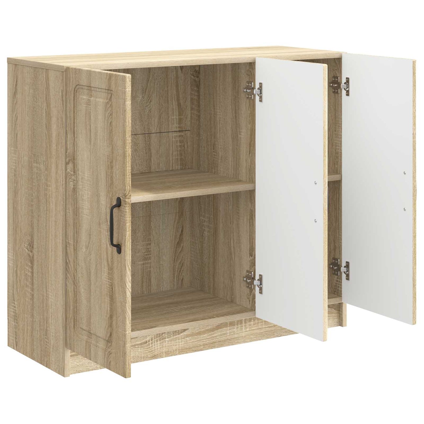 Servírovací Skříň Dub Sonoma 89 X 34,5 X 77 Cm Kompozitní Dřevo
