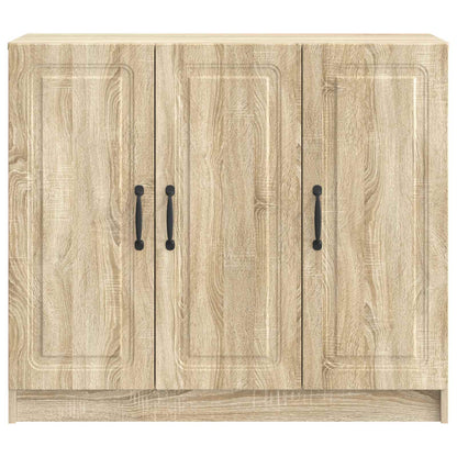 Servírovací Skříň Dub Sonoma 89 X 34,5 X 77 Cm Kompozitní Dřevo