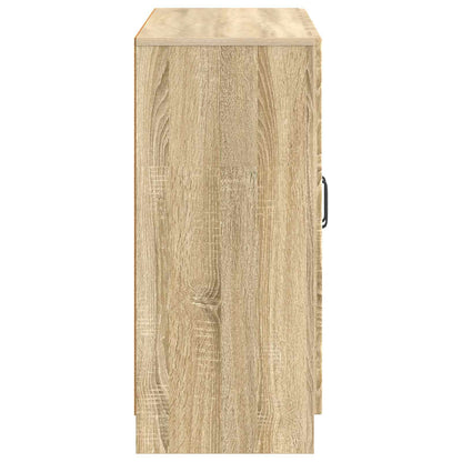 Servírovací Skříň Dub Sonoma 89 X 34,5 X 77 Cm Kompozitní Dřevo
