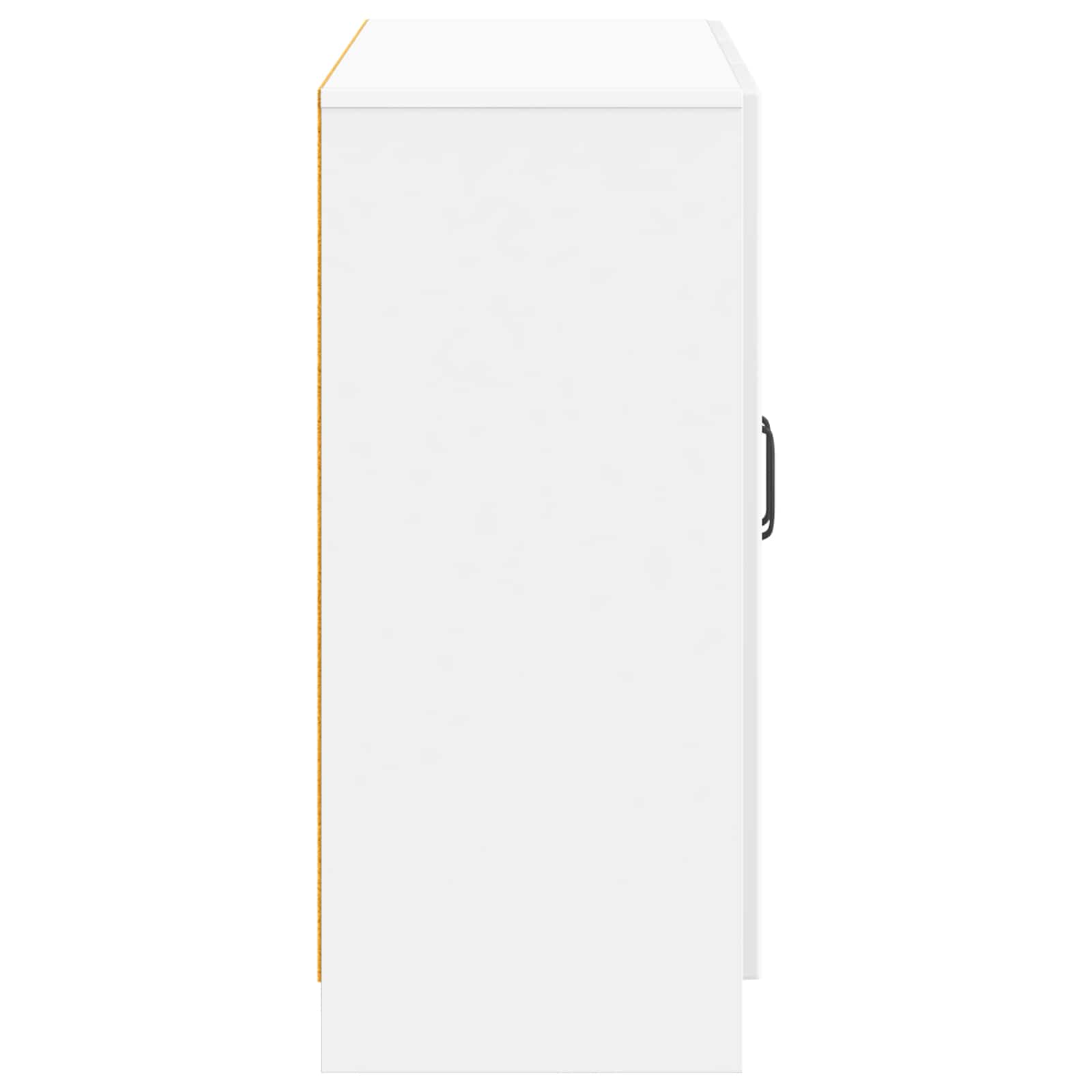 Servírovací Skříň Bílá S Vysokým Leskem 89 X 34,5 X 77 Cm
