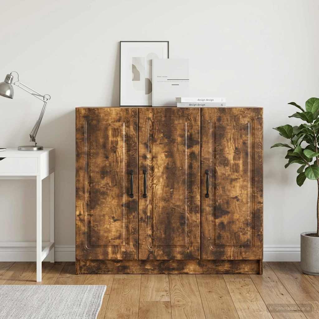 Servírovací Skříň Kouřový Dub 89 X 34,5 X 77 Cm