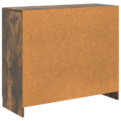 Servírovací Skříň Kouřový Dub 89 X 34,5 X 77 Cm