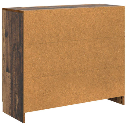 Servírovací Skříň Staré Dřevo 89 X 34,5 X 77 Cm