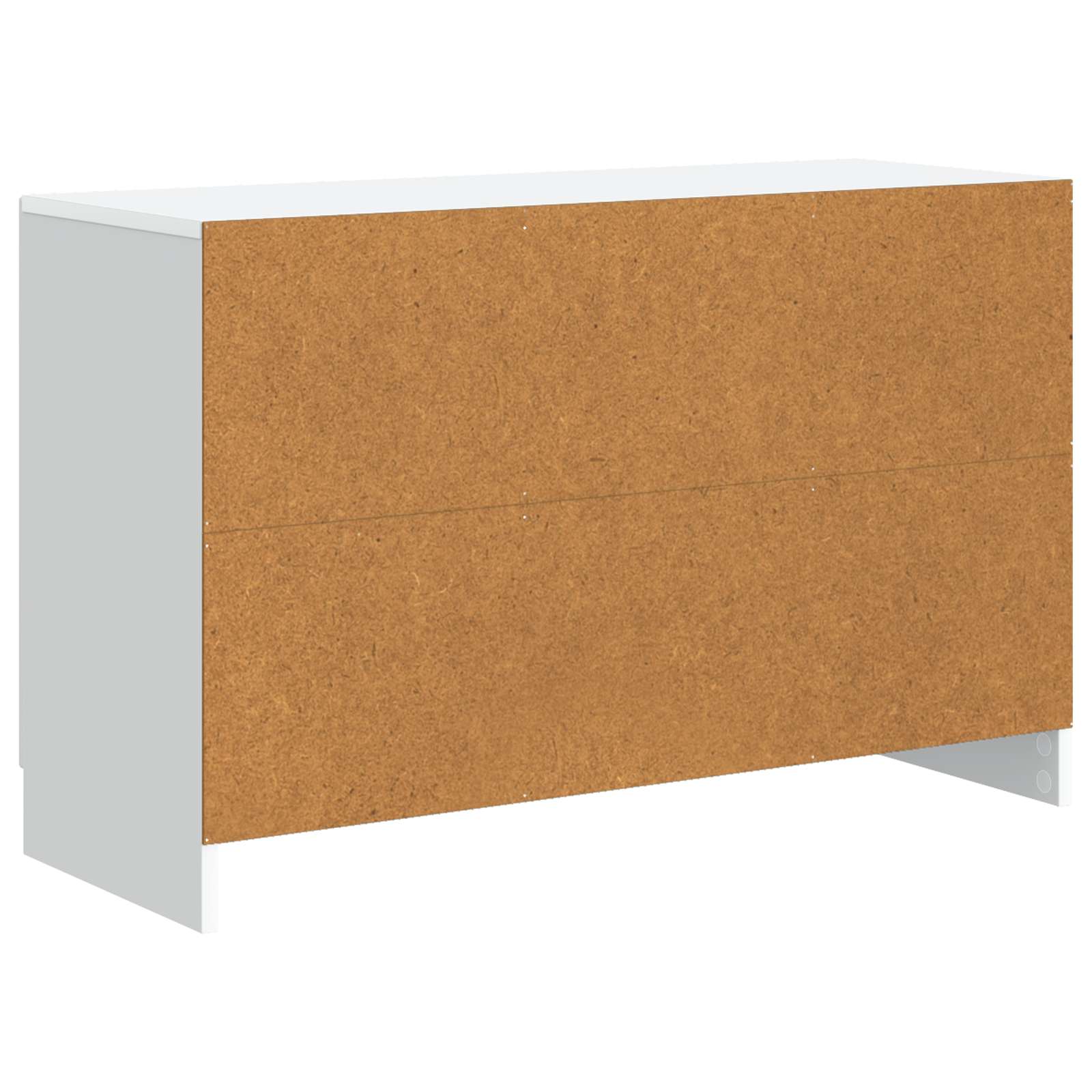 Servírovací Skříň Bílá 89 X 34,5 X 57 Cm Kompozitní Dřevo