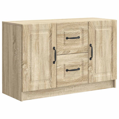 Servírovací Skříň Dub Sonoma 89 X 34,5 X 57 Cm Kompozitní Dřevo
