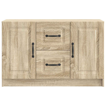 Servírovací Skříň Dub Sonoma 89 X 34,5 X 57 Cm Kompozitní Dřevo