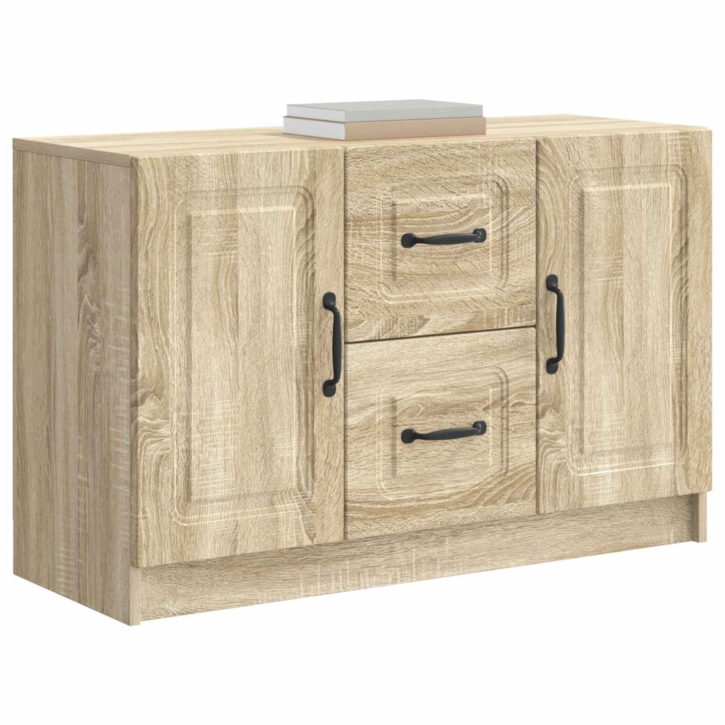 Servírovací Skříň Dub Sonoma 89 X 34,5 X 57 Cm Kompozitní Dřevo