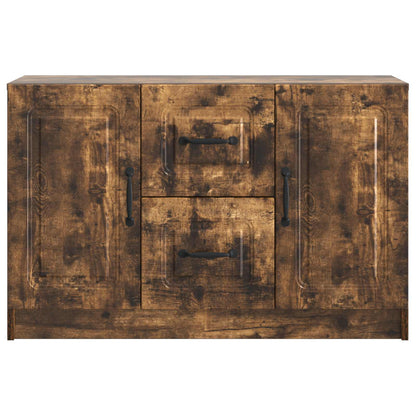 Servírovací Skříň Se Zásuvkou Kouřový Dub 89 X 34,5 X 57 Cm