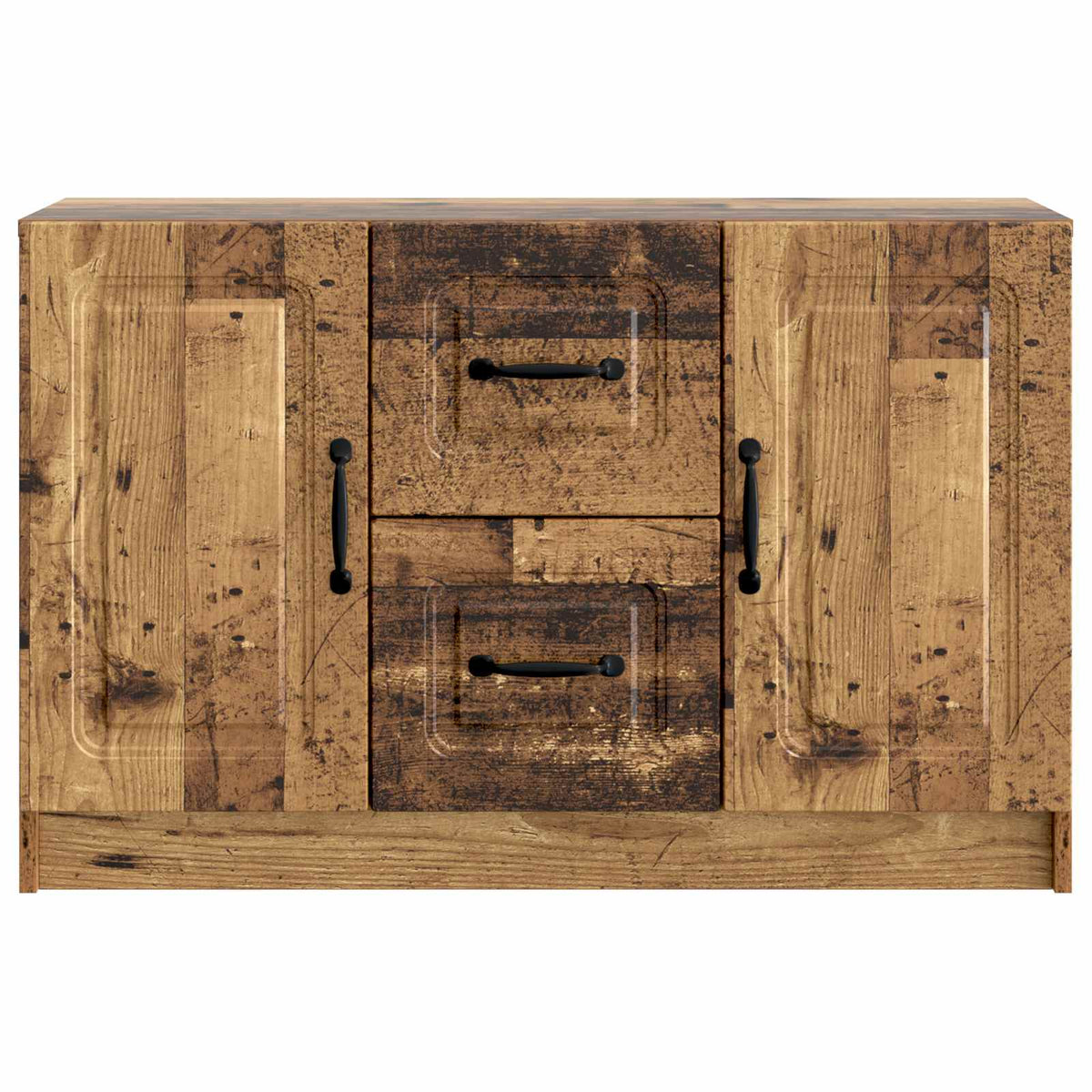 Servírovací Skříň Se Zásuvkou Staré Dřevo 89 X 34,5 X 57 Cm