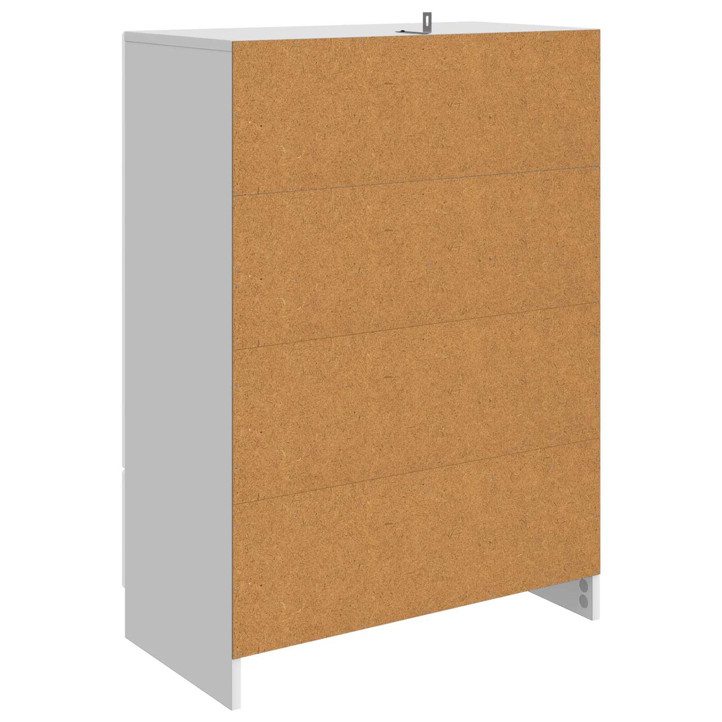 Servírovací Skříň Bílá S Vysokým Leskem 66 X 34,5 X 92 Cm
