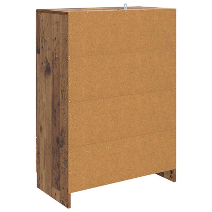 Servírovací Skříň Se Zásuvkou Staré Dřevo 66 X 34,5 X 92 Cm