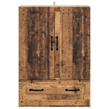Servírovací Skříň Se Zásuvkou Staré Dřevo 66 X 34,5 X 92 Cm