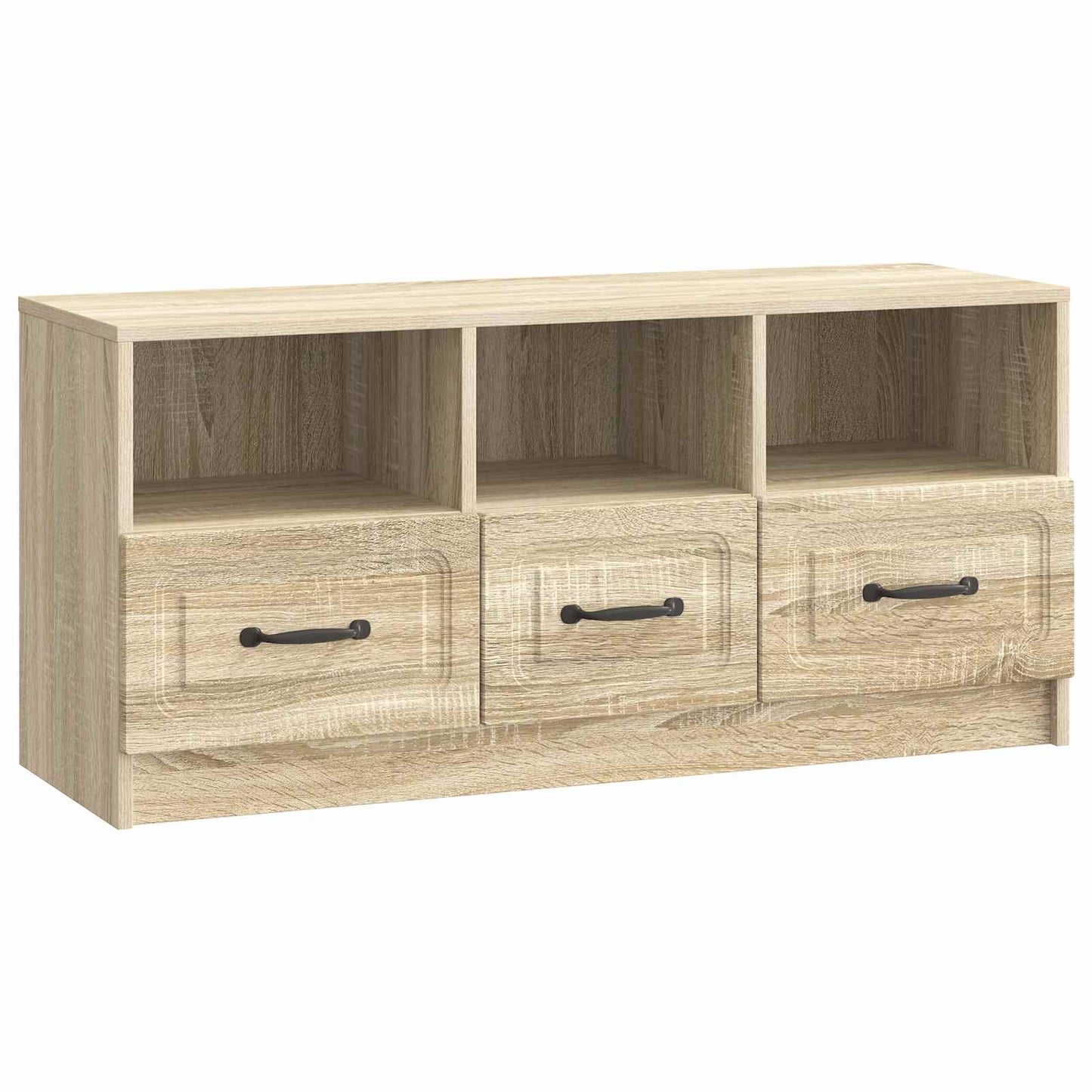 Televizní Skříň Dub Sonoma 102 X 34,5 X 47 Cm Kompozitní Dřevo