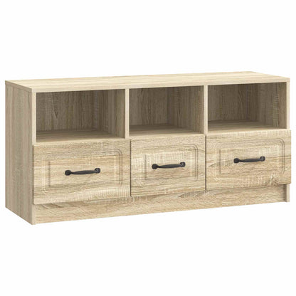 Televizní Skříň Dub Sonoma 102 X 34,5 X 47 Cm Kompozitní Dřevo