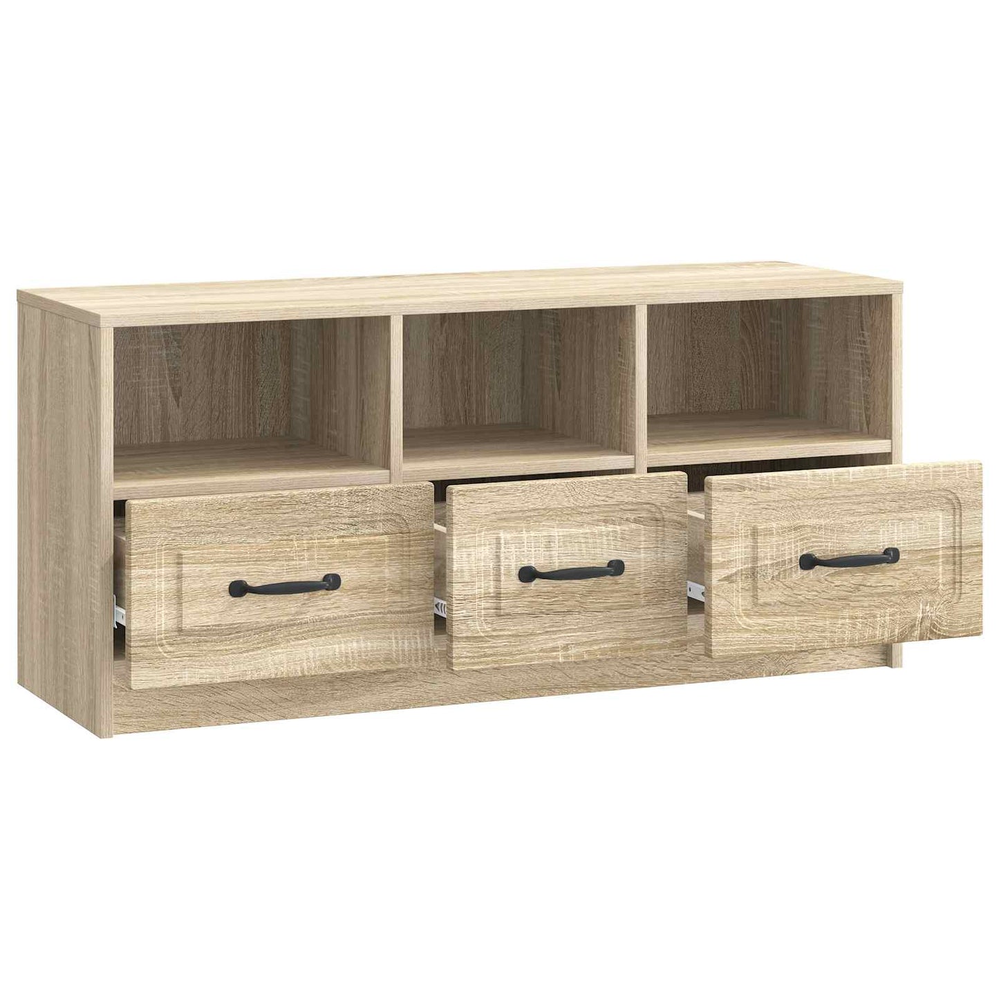Televizní Skříň Dub Sonoma 102 X 34,5 X 47 Cm Kompozitní Dřevo