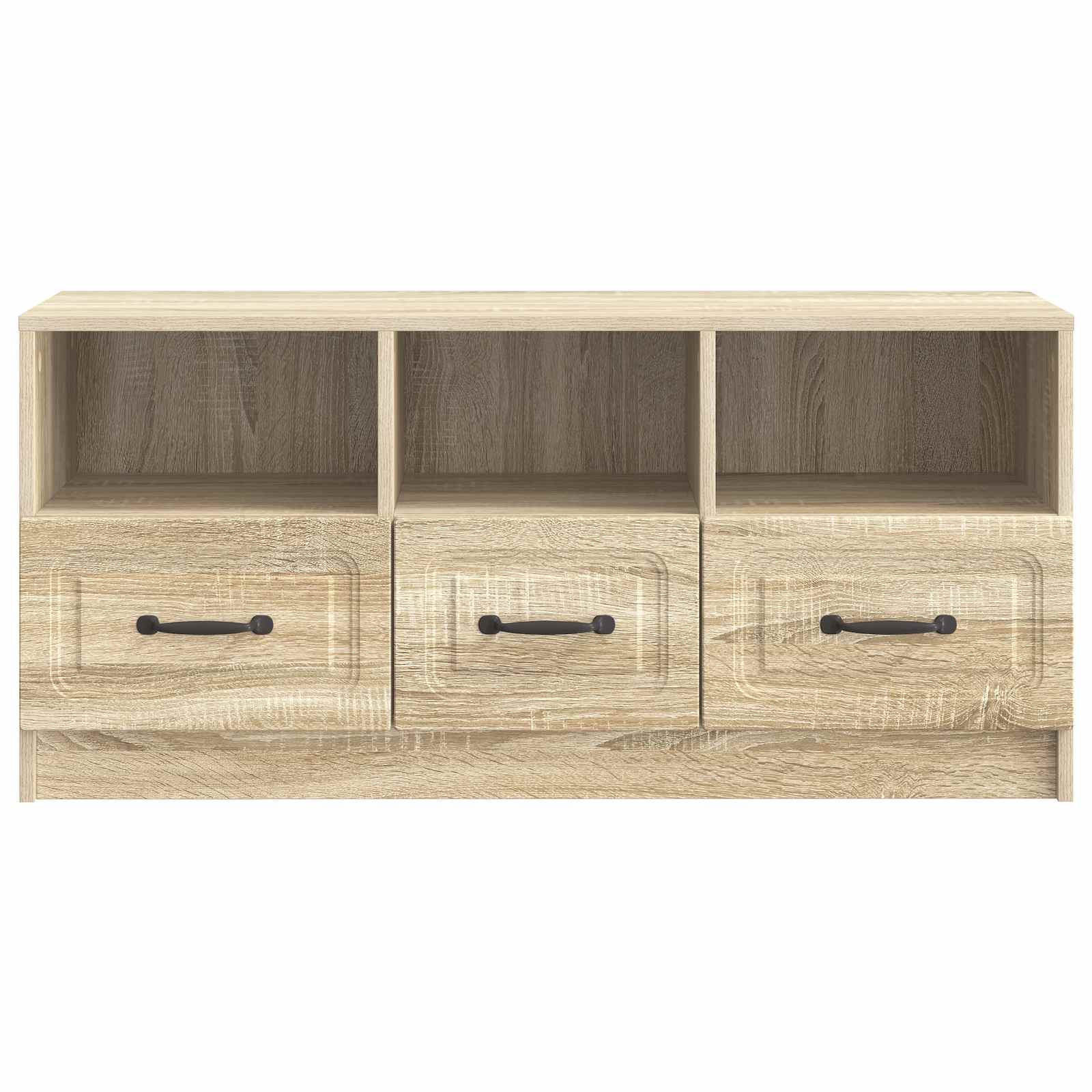 Televizní Skříň Dub Sonoma 102 X 34,5 X 47 Cm Kompozitní Dřevo