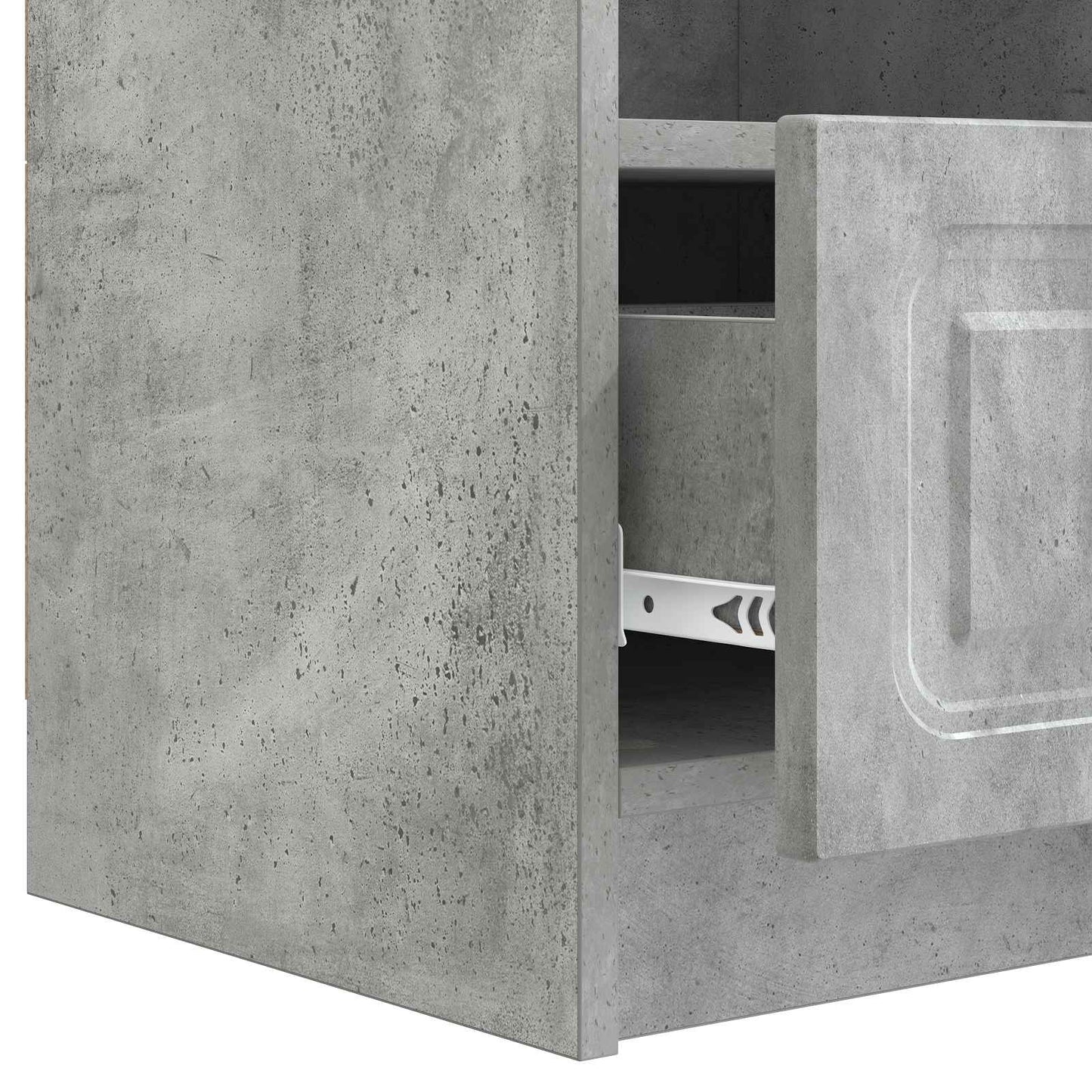 Televizní Skříň Se Zásuvkou Betonově Šedá 102 X 34,5 X 47 Cm
