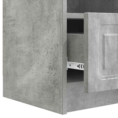 Televizní Skříň Se Zásuvkou Betonově Šedá 102 X 34,5 X 47 Cm