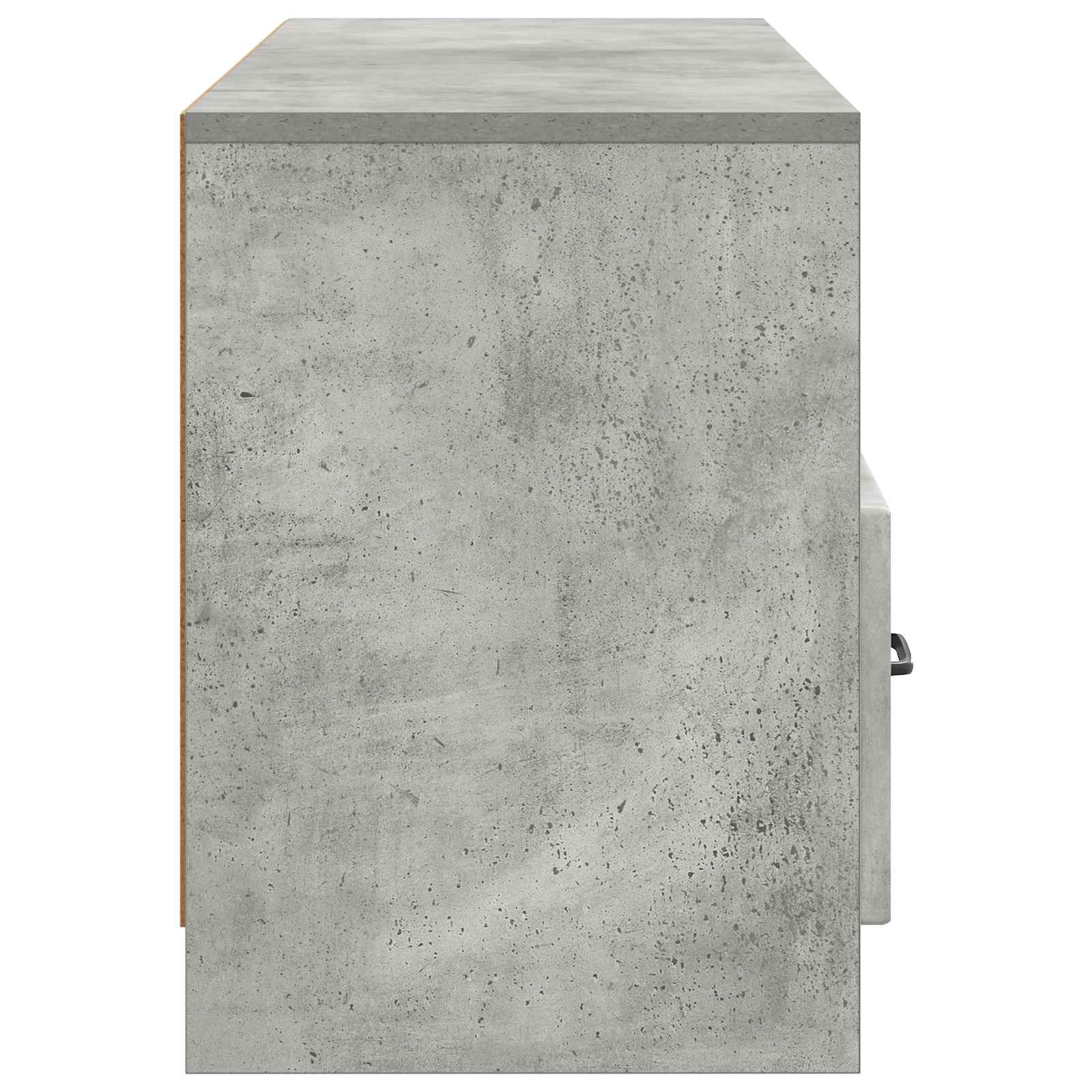 Televizní Skříň Se Zásuvkou Betonově Šedá 102 X 34,5 X 47 Cm