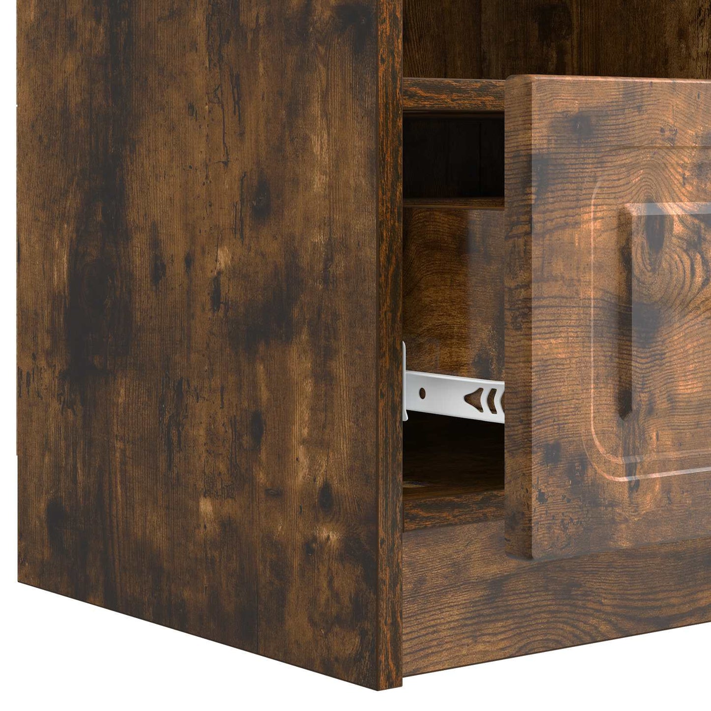 Televizní Skříň Kouřový Dub 102 X 34,5 X 47 Cm Kompozitní Dřevo