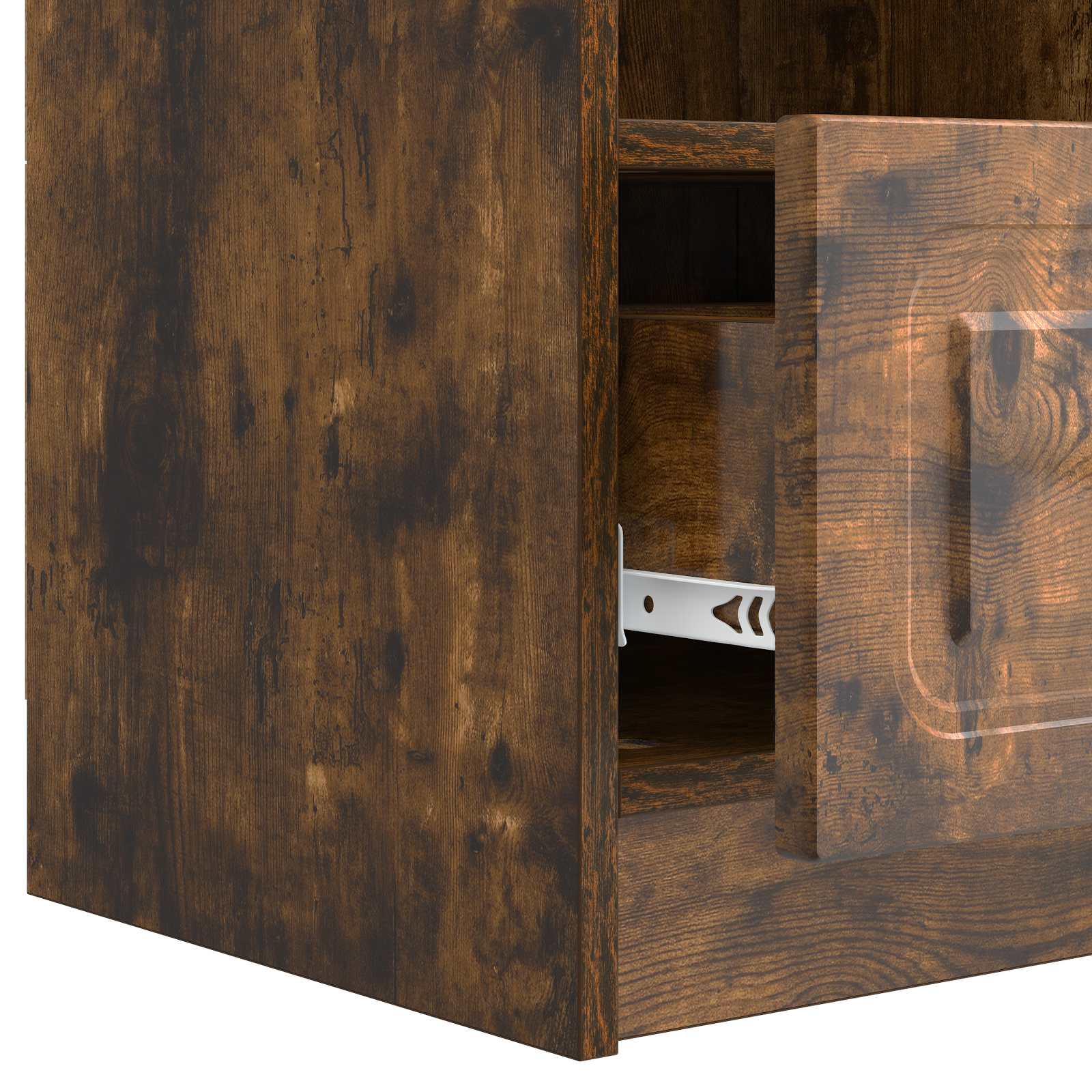 Televizní Skříň Kouřový Dub 102 X 34,5 X 47 Cm Kompozitní Dřevo
