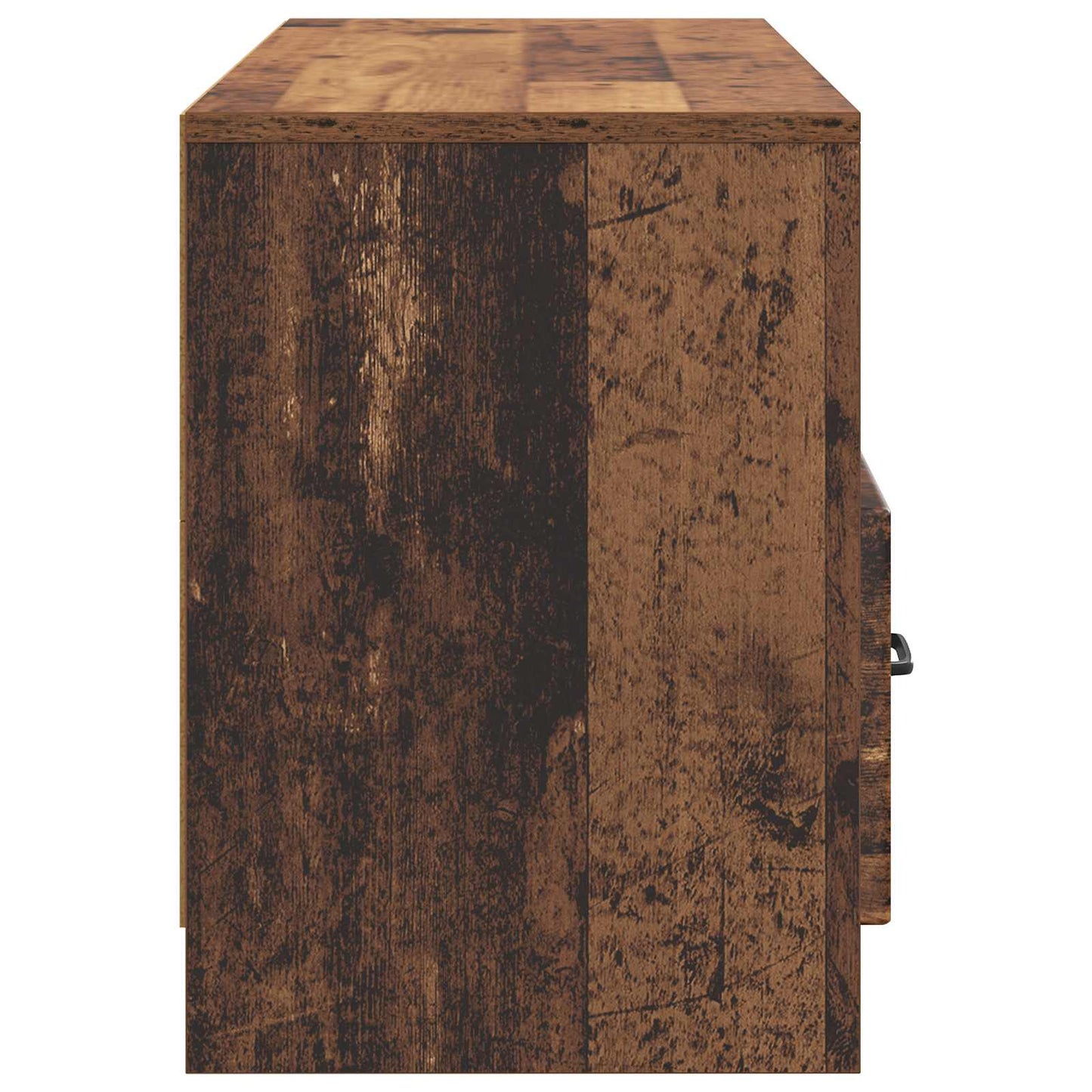 Televizní Skříň Staré Dřevo 102 X 34,5 X 47 Cm Kompozitní Dřevo
