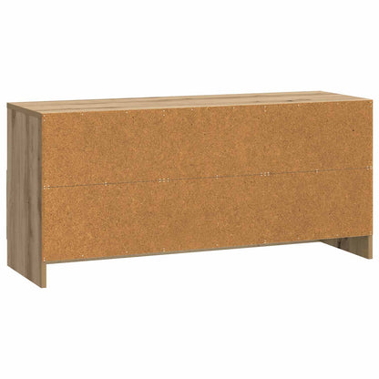 Televizní Skříň 102 X 34,5 X 47 Cm Dub Artisan Kompozitní Dřevo