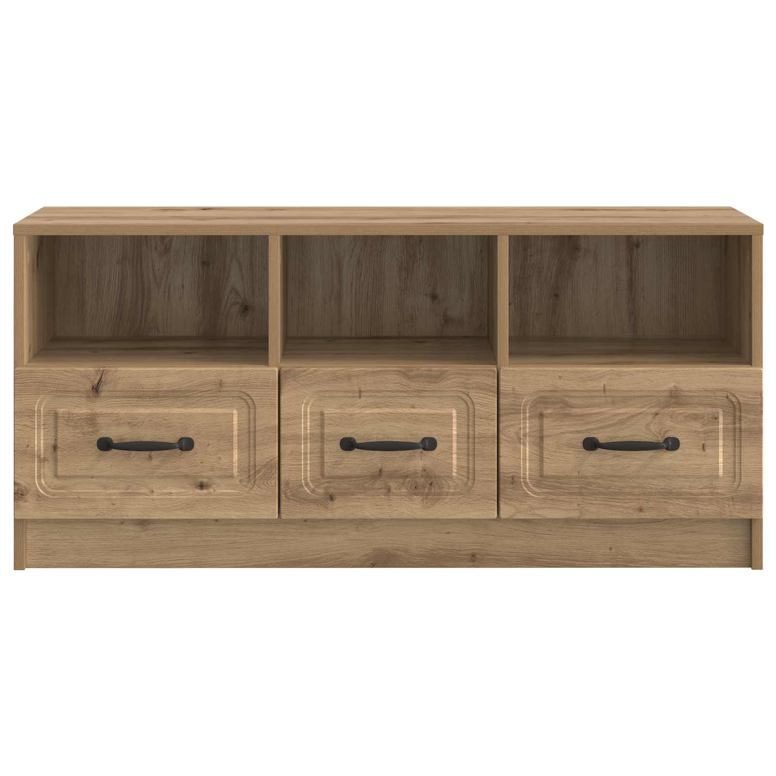 Televizní Skříň 102 X 34,5 X 47 Cm Dub Artisan Kompozitní Dřevo