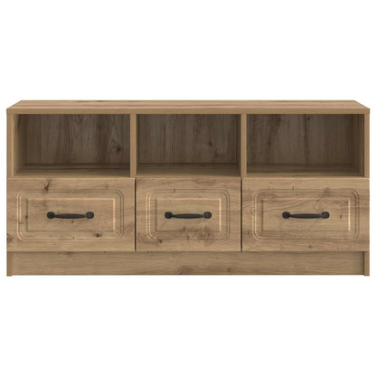 Televizní Skříň 102 X 34,5 X 47 Cm Dub Artisan Kompozitní Dřevo