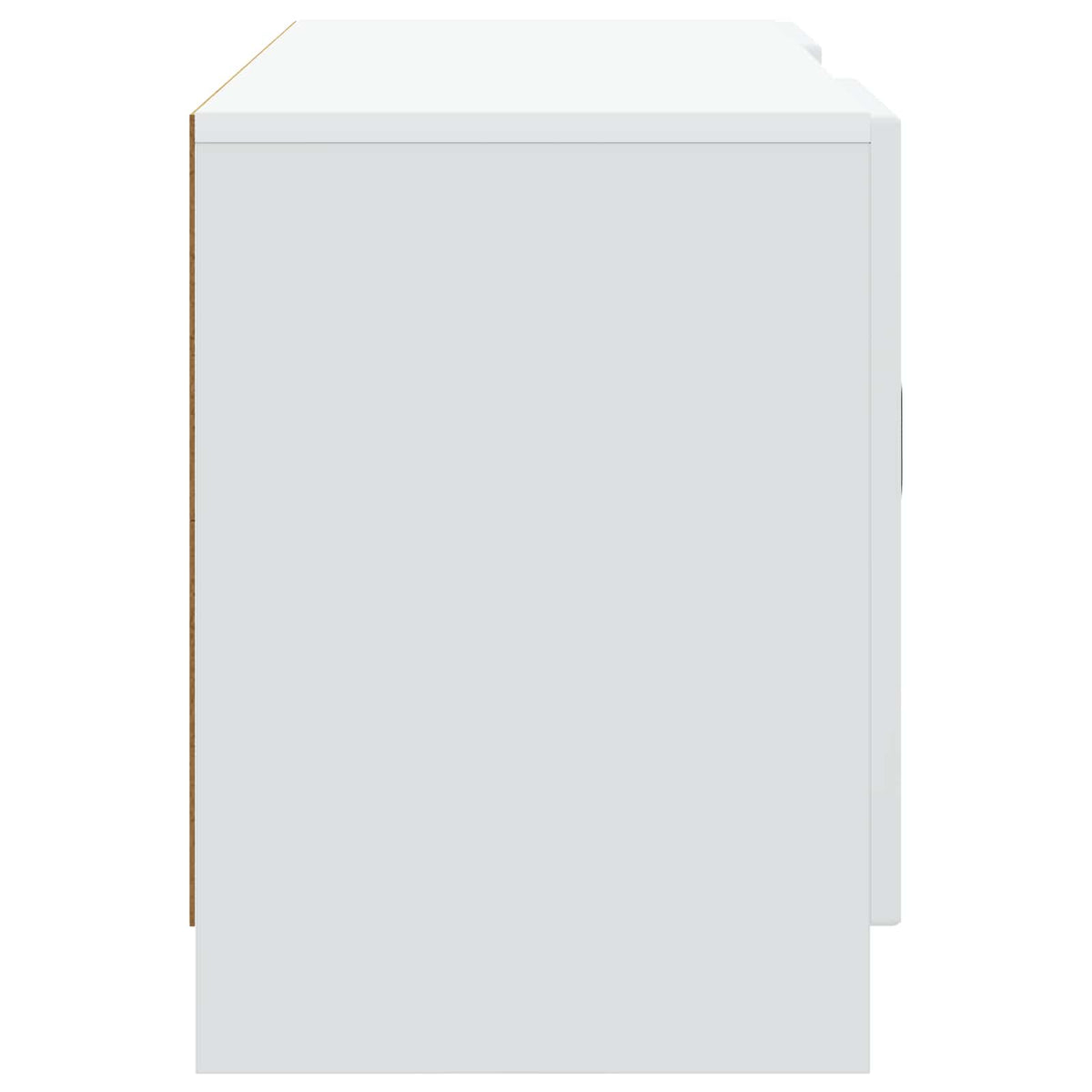 Televizní Skříň Bílá 102 X 34,5 X 47 Cm Kompozitní Dřevo