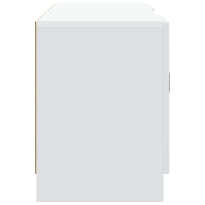 Televizní Skříň Bílá 102 X 34,5 X 47 Cm Kompozitní Dřevo