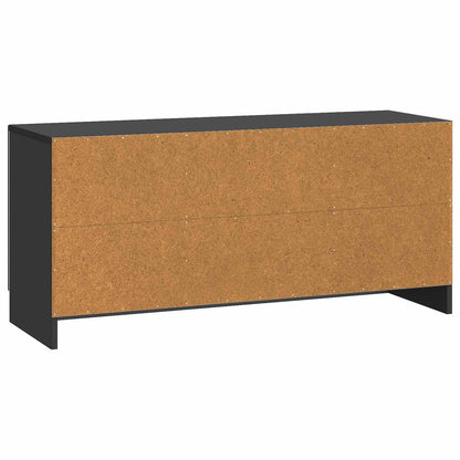 Televizní Skříň Černá 102 X 34,5 X 47 Cm Kompozitní Dřevo