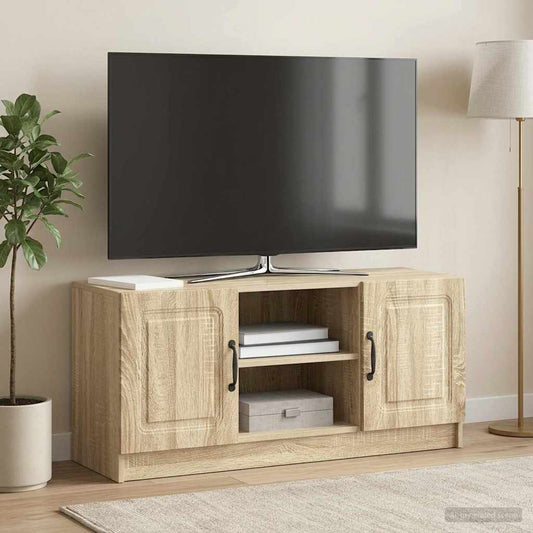 Televizní Skříň Dub Sonoma 102 X 34,5 X 47 Cm Kompozitní Dřevo