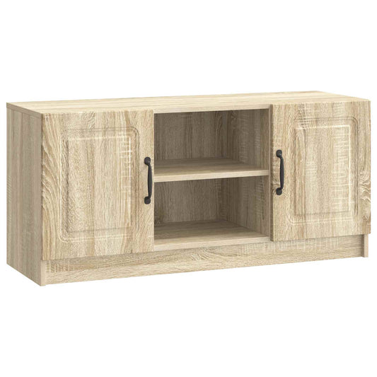 Televizní Skříň Dub Sonoma 102 X 34,5 X 47 Cm Kompozitní Dřevo