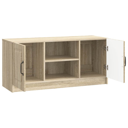 Televizní Skříň Dub Sonoma 102 X 34,5 X 47 Cm Kompozitní Dřevo