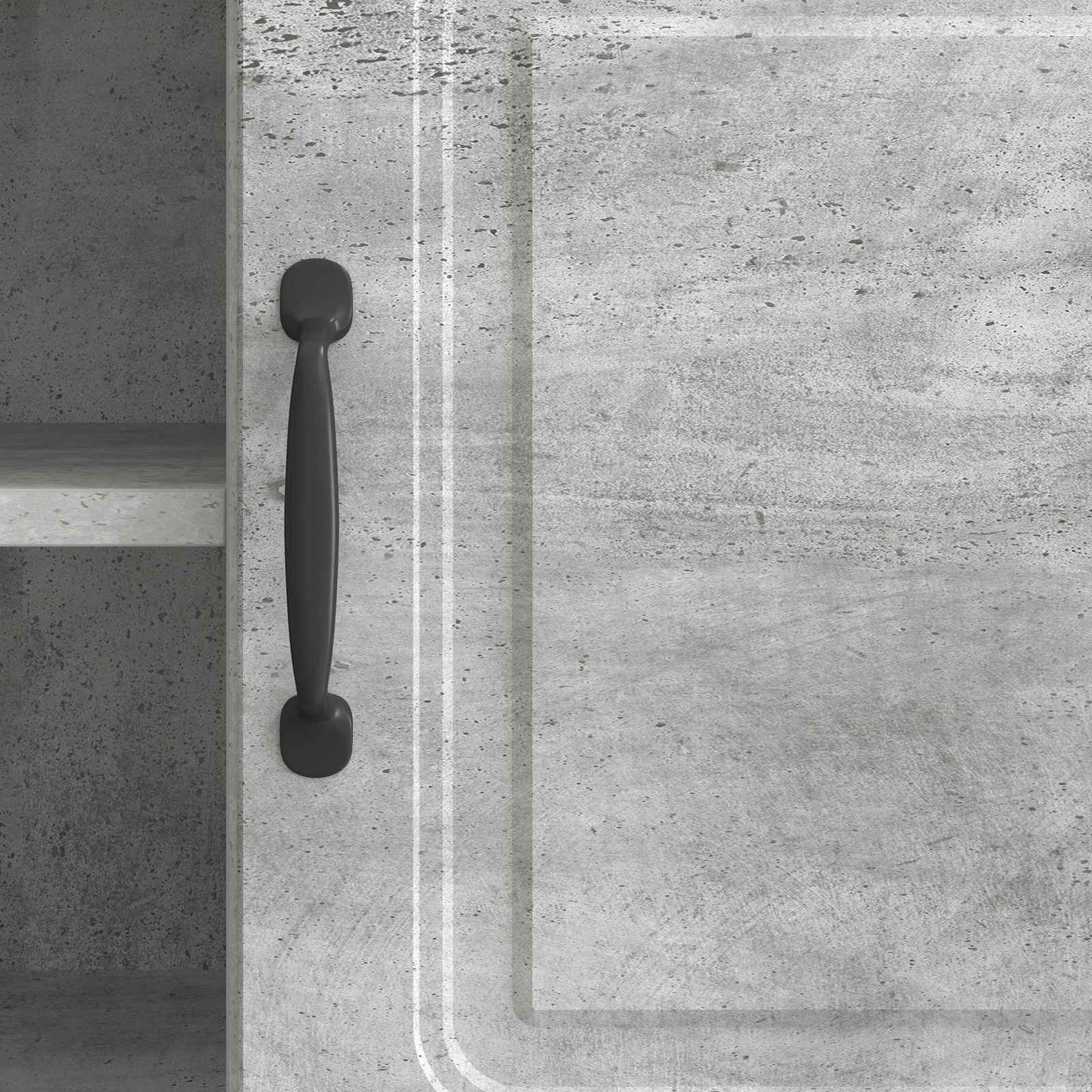 Televizní Skříň Betonově Šedá 102 X 34,5 X 47 Cm