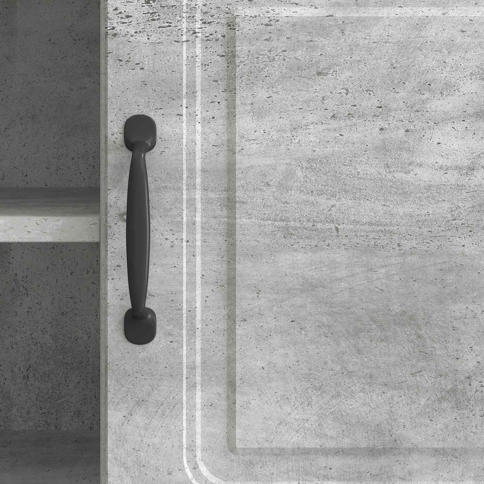 Televizní Skříň Betonově Šedá 102 X 34,5 X 47 Cm