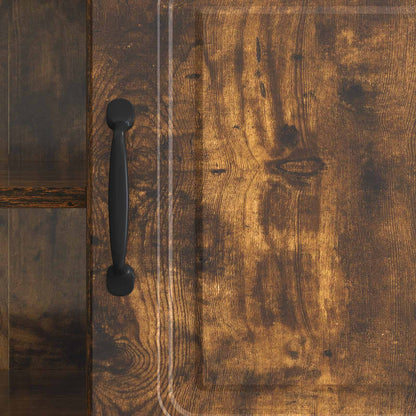 Televizní Skříň Kouřový Dub 102 X 34,5 X 47 Cm Kompozitní Dřevo