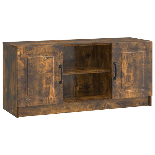Televizní Skříň Kouřový Dub 102 X 34,5 X 47 Cm Kompozitní Dřevo